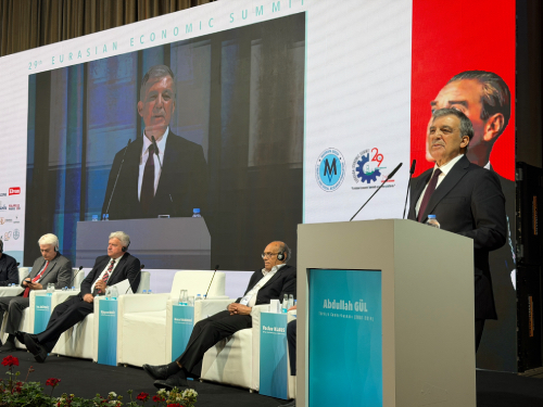 11. Cumhurbaşkanı Abdullah Gül 29. Avrasya Ekonomi Zirvesi’nde Konuştu